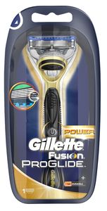 Brivnik Gillette Fusion, proglide power up, zlat
