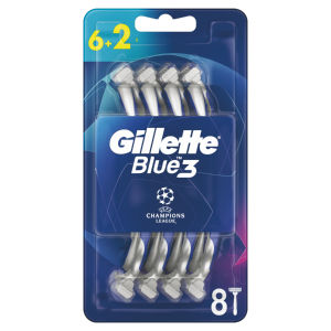 Brivnik Gillette, moški, blue 3 comfort, 6+2 ct ucl