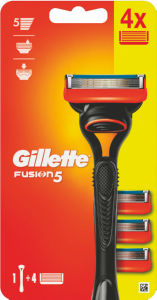 Set Gillette Fusion 5, brivnik in vložki 4 kom