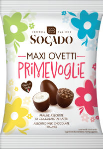 Praline iz mlečne čokolade Socado, Primevoglia, 110 g