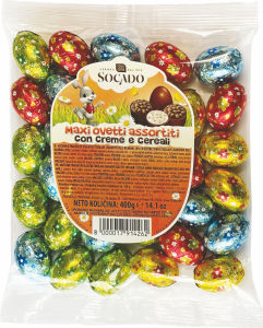 Praline čokoladne ml. Socado, velikonočne jajčke velike, 400 g