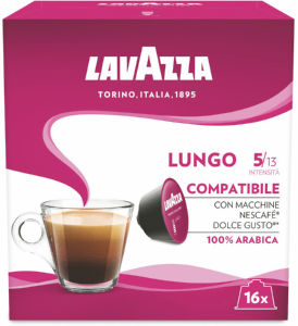 Kava Lavazza, Espresso Lungo, kapsule, 128 g