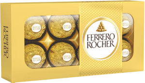 Bonboniera Ferrero Rocher, T8x8, 100 g