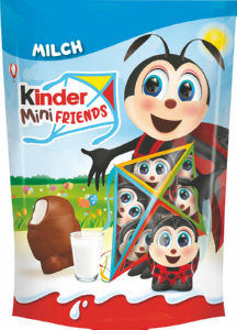 Čokolada mlečna figura Kinder, velikonočna, Mini Friends, Milk, 122 g