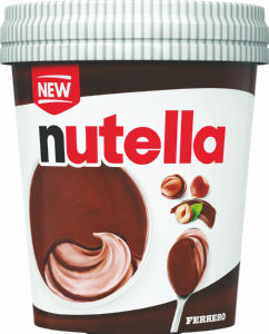Sladoled Nutella, lonček, 470 ml