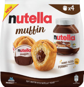 Muffin Nutella, zamrznjeno, 4/1, 264 g