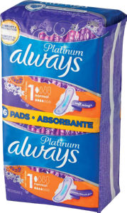 Higienski vložki Always ultra, Platinum, norm.+, 16/1