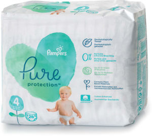 Pampers Pure plenice, S4 VP, 9-14kg, 28/1