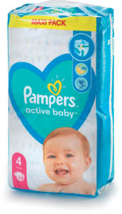 Plenice Pampers, maxi S4, 9-14kg, 58/1