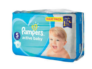 Plenice Pampers, maxi, S5, 11-16kg, 51/1