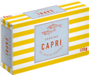 Sardele Capri, v sončničnem olju, 120 g