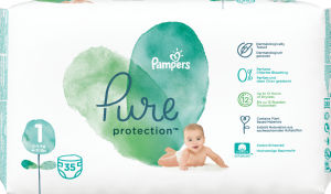 Pampers Pure plenice, S1 CP, 2-5kg, 35/1