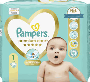 Pampers Premium, Newborn, S1 2-5kg, 26/1