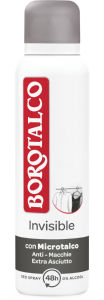 Deodorant Borotalco, Invisible, sprej, 150 ml