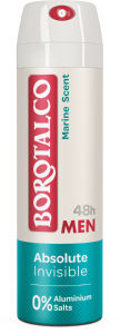 Deodorant Borotalco, Absulute Invisible, sprej, 150 ml