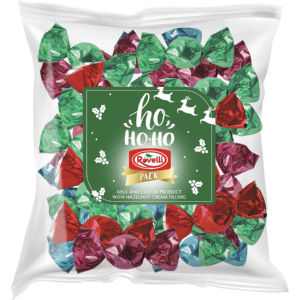 Vrečka Rovelli, Ho ho ho, mlečno kakavovi bonboni, 400 g