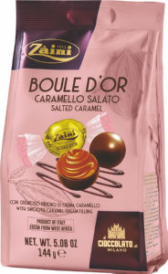 Praline čokoladne mlečne Zaini, Boule D’or slana karamela, 125 g