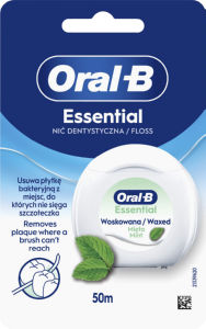 Zobna nitka Oral-B, Essential mint, 50 m