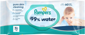 Robčki Pampers otroški, Aqua, 60/1
