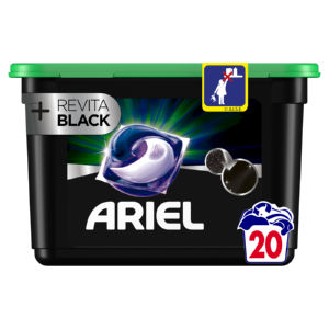 Ariel kapsule black, 20/1