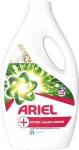Detergent za pranje perila Ariel, tekoči, Extra Clean, 32 pranj, 1,76 l