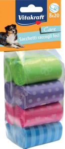 Vrečke za iztrebke, pisane, 8/1