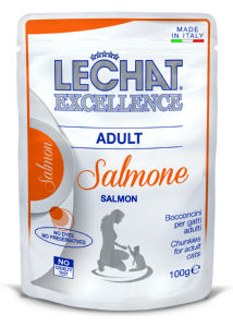Lechat Excellence Adult, mokra hrana za mačke, losos, 100 g