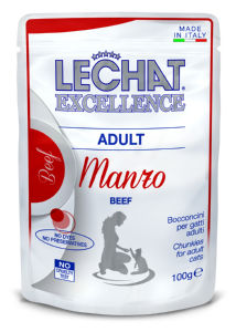 Lechat Excellence Adult, mokra hrana za mačke, govedina, 100 g