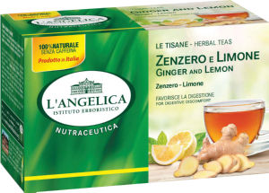 Čaj L’Angelica, zeliščni, ingver & limona, 20 g
