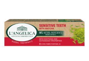 Zobna pasta L’Angelica, občutljivi zobje, Matcha, 75 ml