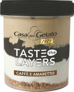 Sladoledni desert Casa del Gelato, kava, keksi, 330 g