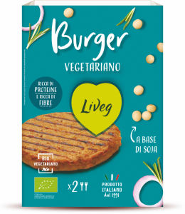 Burger Bio Liveg, vegetarijanski, mini, 160 g