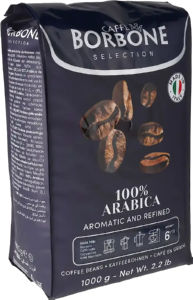 Kava Caffe Borbone, 100% Arabica, zrno, 1 kg