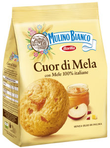 Keksi Mulino Bianco, z jabolčnim polnilom, 300 g
