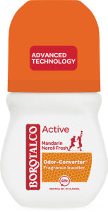 Deodorant Borotalco, Active Mandarin Neroli Fresh, roll-on, 50 ml