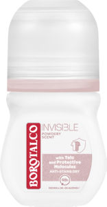 Deodorant Borotalco, Invisible Pink, roll-on, 50 ml