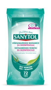 Robčki za dezinfekcijo Sanytol, 36/1