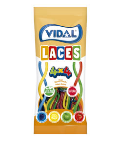 Bonboni Vidal, Rainbow laces, 90 g
