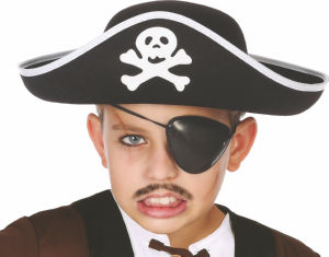 Klobuk pirat otroški