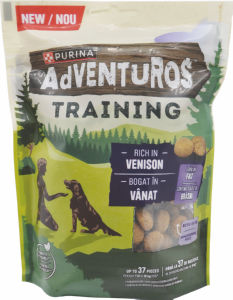 Priboljšek za pse Purina, Adventuros training, divjačina, 115 g