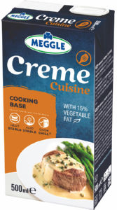 Krema za kuhanje Meggle, Cuisine, z 15% rastlinske maščobe, 500 ml