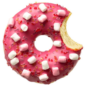 Krof Donut, pinki s penicami, 58 g