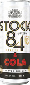 Pijača Stock 84, Cola, alk.6 vol%, 0,25 l