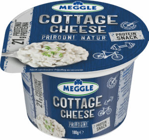 Sir zrnati Meggle, Cottage, natur, 180 g