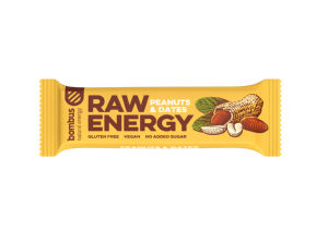 Tablica Raw Energy, presna, arašidi, 50 g