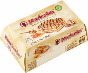 Torta Marlenka, medena z orehi, 100 g