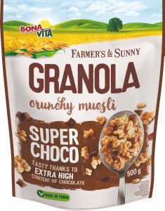 Granola Bonavita, Super Choco, s čokolado, 500 g