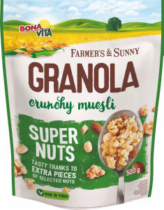 Granola Bonavita, Super Nut, z oreški, 500 g