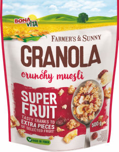Granola Bonavita, Super Fruit, s sadjem, 500 g