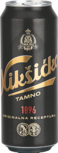 Pivo Nikšičko, temno, alk. 6,2 vol %, 0,5 l